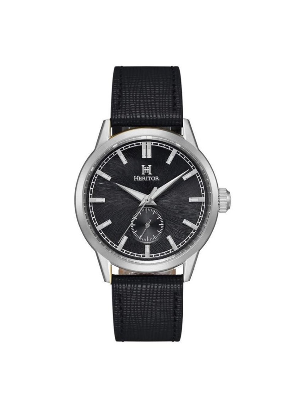 NWT Heritor Argento Automatic Black Dial Men's Watch